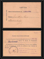 9404 Bureau De Recrutement De Libourne 1933 France Carte Postale Avis - 1921-1960: Modern Period