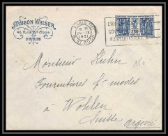 9367 Entete Maison Walser N°274 Exposition Coloniale 1931 Paris St Roch Wohlen Suisse France Lettre Cover - 1921-1960: Modern Period