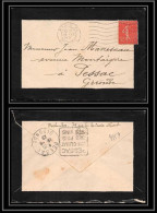 9359 N°199 Semeuse 50c Paris Pessac 1929 Daguin France Lettre Cover - 1921-1960: Période Moderne