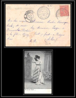 9333 N°129 Semeuse 10c Bord De Feuille St Didier En Rollat Allier 1906 France Carte Postale Postcard - 1877-1920: Période Semi Moderne