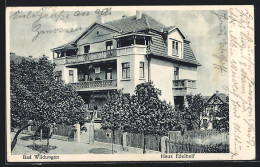 AK Bad Wildungen, Hotel Haus Edelhoff  - Bad Wildungen