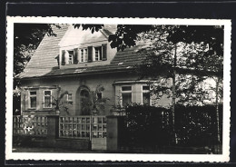 Foto-AK Berlin-Wannsee, Villa Bismarckstrasse 65, Strassenansicht, 1942  - Wannsee