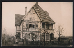 Foto-AK Soden /Salmünster, Hotel Villa Salza, Gebäudeansicht Mit Pavillon 1912  - Bad Soden