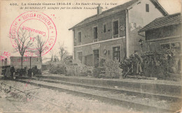 E919 La Gare De Burnhaupt Occupée Par Les Soldats Français - Autres & Non Classés