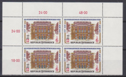 1989 , Mi 1971 ** (1) - 4 Er Block Postfrisch - Internat. Strafrechtskongreß Der Internationalen Strafrechtsgesellschaft - Nuovi