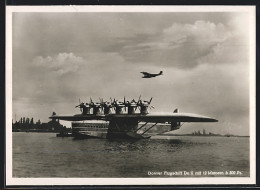 AK Dornier Flugschiff Do X Auf Dem Wasser  - Altri & Non Classificati