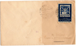 1,120 CZECH REPUBLIC, 1924(?), CARLOVY VARY POSTMARK, COVER (FRONT PART ORIGINALLY UPSIDE DOWN) - Other & Unclassified