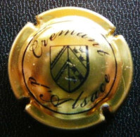 (ds-039) Capsule  Cremant D'Alsace Jean Geiler  Zwart/goud   Noir/or - Mousseux