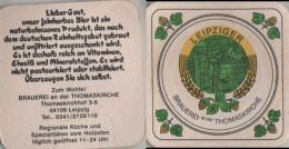 5005810 Bierdeckel Quadratisch - Leipziger Brauerei An Der Thomaskir - Sotto-boccale