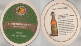 5004410 Bierdeckel Oval - Aktien-Brauerei, Kaufbeuren - Sous-bocks