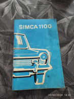 Revue Technique Simca 1100 - Voitures