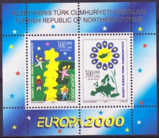 Chypre Turque - Cyprus - Zypern Bloc Feuillet 2000 Y&T N°BF18 - Michel N°B19 *** - EUROPA - Neufs