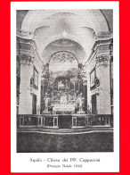 ITALIA - Abruzzo - L'Aquila - Convento PP. Cappuccini S. Chiara - Presepio Natale - Cartolina Non Viaggiata 1932 - L'Aquila