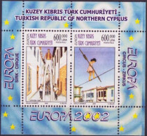 Chypre Turque - Cyprus - Zypern Bloc Feuillet 2002 Y&T N°BF19 - Michel N°B20 *** - EUROPA - Ungebraucht