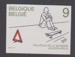 Belgique Non Dentelé 1986 2224 Philatélie De La Jeunesse Salon Des Humoristes - 1981-2000