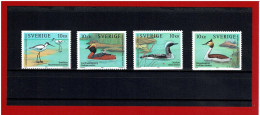SUEDE - 2003 - N° 2349/2352 -  NEUFS** - FAUNE - OISEAUX AQUATIQUES - Y & T - COTE : 14.00 Euros - Unused Stamps