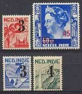 Nederlands Indie 1947 NVPH Nr 322/325 Postfris/MNH Hulpuitgifte - Indes Néerlandaises