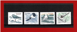SUEDE - 2001 - N° 2210/2213 -  NEUFS** - FAUNE - OISEAUX - Y & T - COTE : 8.50 Euros - Unused Stamps