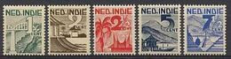 Nederlands Indie 1946 NVPH Nr 317/321 Ongebruikt/MH Verschillende Voorstellingen - Niederländisch-Indien