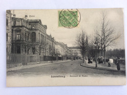 LUXEMBOURG : Boulevard Du Viaduc - 1907 - Luxemburg - Stadt