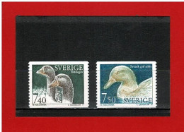 SUEDE - 1995 - N° 1851/1852 -  NEUFS** - FAUNE - ANIMAUX D'ELEVAGE - Y & T - COTE : 7 Euros - Unused Stamps