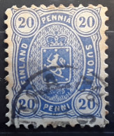 FINLAND FINLANDE 1875 Administration Russe, Yvert 16 A, 20 P Outremer  D 11, O  ,TB - Used Stamps