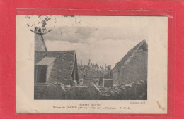 VILLAGE DE SOUPIR . VUE SUR LE CHATEAU + TAMPON MILITAIRE " 54e REGt D'INFANTie FRANCHISE POSTALE " 2 SCANNES - Other & Unclassified