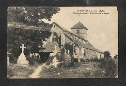 52 - AUBIGNY SUR BADIN - L'Eglise - Un Des Plus Curieux Monument De La Région - 1916 (peu Courante) - Altri & Non Classificati