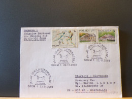 105/806  LETTRE POLOGNE - Schermen