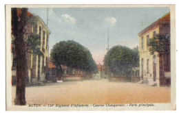 MILITARIA - SAÔNE Et LOIRE - AUTUN - 134e Régiment D'Infanterie - Casene Changarnier - Porte Principale - Barracks