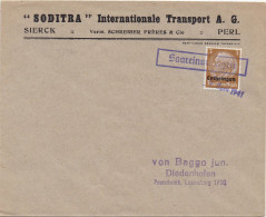 37361# HINDENBURG LOTHRINGEN LETTRE Obl SAAREINSMINGEN 7 Avril 1941 SARREINSMING MOSELLE THIONVILLE - Lettres & Documents