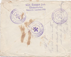 37362# HINDENBURG LOTHRINGEN LETTRE PHILATELISTISCH ZEITHISTOR ARCHIV. SCHLIESSFACH DIEDENHOFEN 22 Mai 1941 THIONVILLE - Lettres & Documents