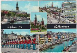 Kópenhavn: 3x TRAM, CARS, BOATS/SHIPS & GUARDS - (Danmark) - 1965 - Toerisme