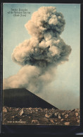 AK East-Java, Smoke Panache Of The Volcano Smeroe, Rauchsäule über Vulkan  - Indonesia