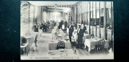 73 , Aix Les Bains , Le Restaurant Du Grand Cercle En 1910 - Aix Les Bains