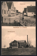 AK Sontheim A. D. Brenz, Hauptstrasse Und Dampfmolkerei  - Other & Unclassified