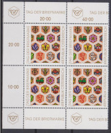 1990 , Mi 1990 ** (1) - 4 Er Block Postfrisch - Tag Der Briefmarke 1990 - Unused Stamps