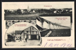 AK Frohnsdorf, Webers Restaurant Und Heimatmuseum, Wiesebacher Brücke  - Autres & Non Classés