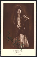 AK Opernsängerin Inger Karén Als Carmen, Mit Original Autograph  - Opera