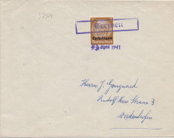 37364# HINDENBURG LOTHRINGEN LETTRE Obl TERWEN 25 Avril 1941 TERVILLE MOSELLE THIONVILLE - Briefe U. Dokumente
