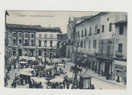 CARTOLINA IN FRANCHIGIA  FOLIGNO - PIAZZA VITTORIO EMANUELE - POSTA MILITARE 52 DEL 1919 VERSO VIENNA WW1 - Marcophilie