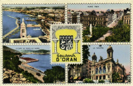 Fantaisie Souvenir D' ORAN  4 Vues 1  RV - Oran