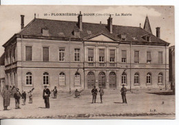 Carte Postale Ancienne Plombières Les Dijon - La Mairie - Sonstige & Ohne Zuordnung