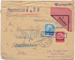 37369# LOTHRINGEN LETTRE NACHNAHME CONTRE REMBOURSEMENT Obl TERWEN 5 Mars 1941 TERVILLE MOSELLE THIONVILLE BAITENBERG - Brieven En Documenten