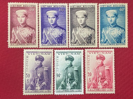 Stamps Vietnam South (Bao Long King - 15/06/1954) -GOOD Stamps- 1SET/7pcs - Viêt-Nam