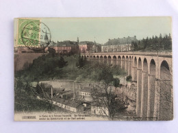 LUXEMBOURG : Le Viaduc De La Petrusse Passerelle - Der Petrusviaduct... - 1907 - (P.C. Schoren) - Luxemburg - Stad