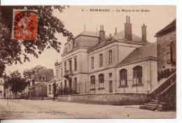 Carte Postale Ancienne Pommard - La Mairie Et Les Ecoles - Altri & Non Classificati