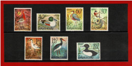TCHECOSLOVAQUIE - 1967 - N° 1543/1549 -  NEUFS** - OISEAUX AQUATIQUES - Y & T - COTE : 13.00 Euros - Unused Stamps
