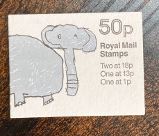 London Zoo 50p Stamp Booklet 1988 - Postzegelboekjes