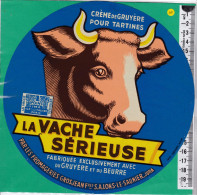 C1448 FROMAGE LA VACHE SERIEUSE TARTINES GRUYERE ET BEURRE GROSJEAN LONS LE SAUNIER JURA 1958 ?? - Fromage